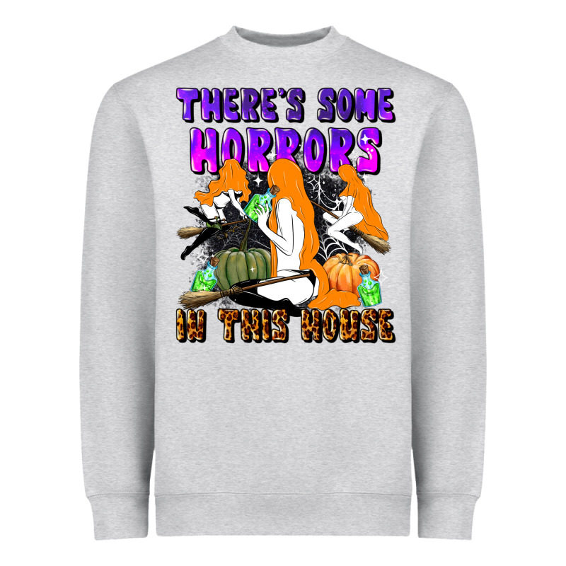 There's Some Horrors In This House Heavyweight Sweatshirt by LillyAllenDesigns | Teevron