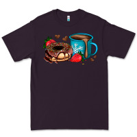 Plum donut coffee strawberry Premium Tee - AdoDesignShop