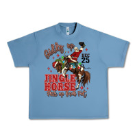 Pebble Blue giddy up jingle horse pick up your feet Urban Heavy Tee - MaliasSmallBusiness