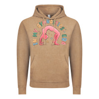 Vintage Coffee in my gymnastics era shinning Vintage Hoodie - MaliasSmallBusiness