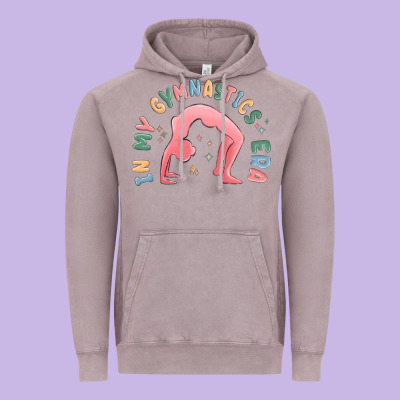 In My Gymnastics Era Shinning Vintage Hoodie Designed By Maliassmallbusiness