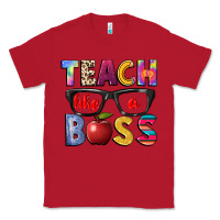 Red teach like a boss Classic Tee - NancyCooperArtShop