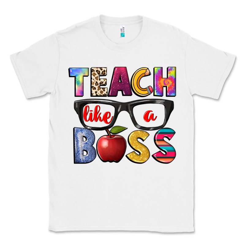Teach Like A Boss Classic Tee by NancyCooperArtShop | Teevron