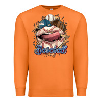 Carrot Baseball lips Premium Sweatshirt - HowdyJamesFarm