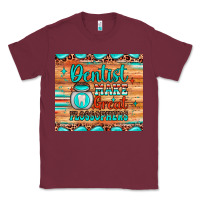 Burgundy dentist make great flossophers Classic Tee - JahusDesignShop