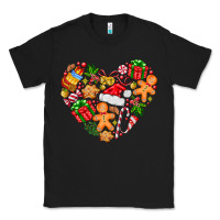 Black love Christmas  heart Classic Tee - CowhideDigitalArt