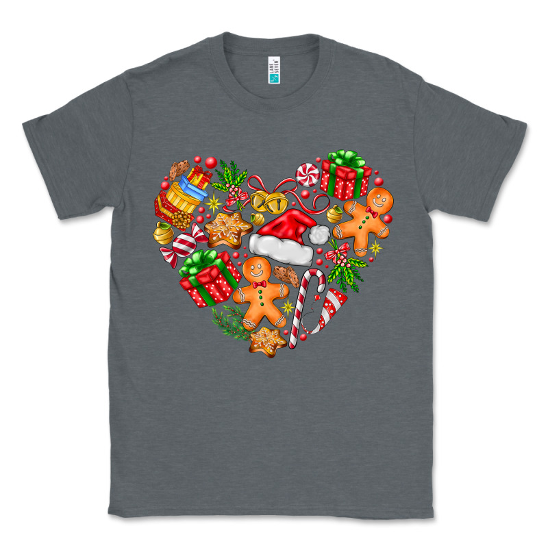 Love Christmas  Heart Classic Tee by CowhideDigitalArt | Teevron