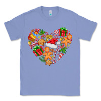 Colony Blue love Christmas  heart Classic Tee - CowhideDigitalArt