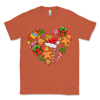 Copper love Christmas  heart Classic Tee - CowhideDigitalArt