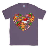 Lavender love Christmas  heart Classic Tee - CowhideDigitalArt