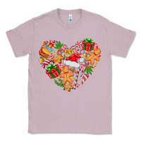 Lilac love Christmas  heart Classic Tee - CowhideDigitalArt