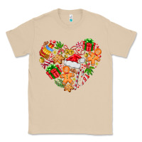 Mushroom love Christmas  heart Classic Tee - CowhideDigitalArt