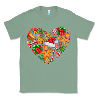 Sage love Christmas  heart Classic Tee - CowhideDigitalArt