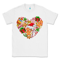 White love Christmas  heart Classic Tee - CowhideDigitalArt