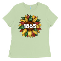 Matcha juneteenth 1865 sunflower Ladies Tee - Artiststas