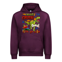 Mauve Wine ready to crush 6th grade Urban Hoodie - BundleAndBundleShop