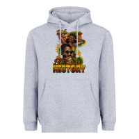 Heather Grey We are Black History Heavyweight Hoodie - HowdyJamesFarm