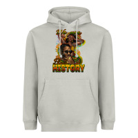 Moon Dust We are Black History Heavyweight Hoodie - HowdyJamesFarm