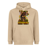 Mushroom We are Black History Heavyweight Hoodie - HowdyJamesFarm