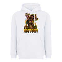 White We are Black History Heavyweight Hoodie - HowdyJamesFarm