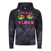Cloud Black Summer Vibes Vintage Hoodie - Jasminsmagicworld