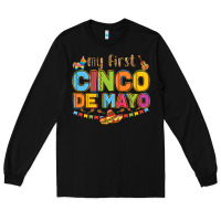 Black my first cinco de mayo Long Sleeve Tee - LillyAllenDesigns
