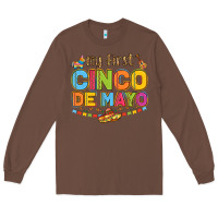 Chestnut my first cinco de mayo Long Sleeve Tee - LillyAllenDesigns