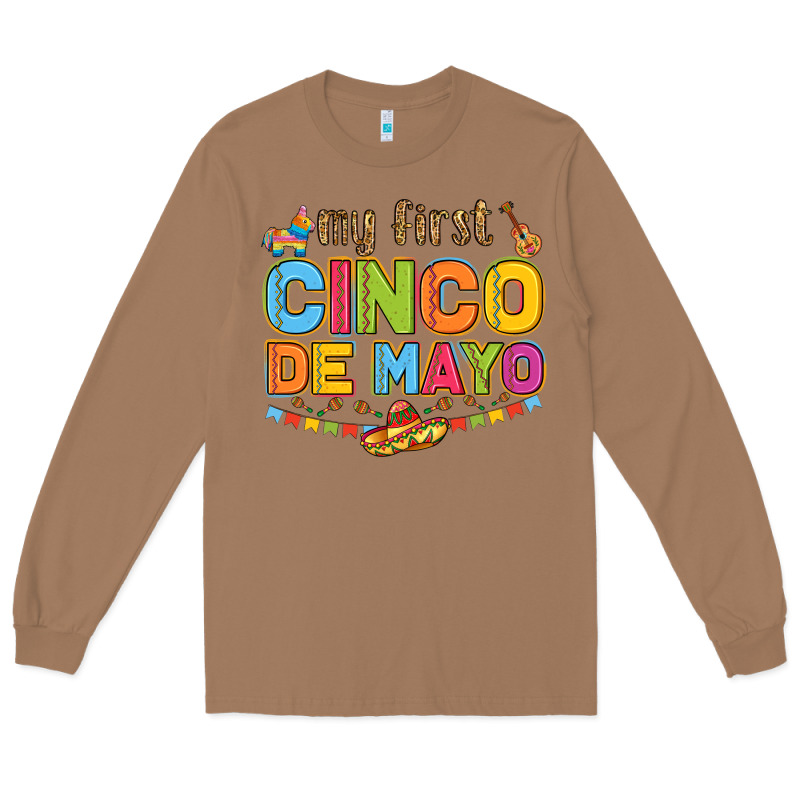 My First Cinco De Mayo Long Sleeve Tee by LillyAllenDesigns | Teevron