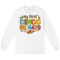 White my first cinco de mayo Long Sleeve Tee - LillyAllenDesigns
