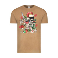 Vintage Camel skeleton santa Vintage Tee - MaliasSmallBusiness