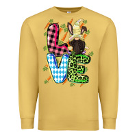Antique Gold Love Easter gnome Easter Day Premium Sweatshirt - CowGirlArtShop