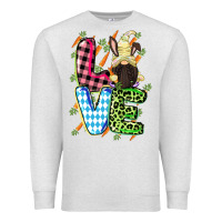 Oatmeal Heather Love Easter gnome Easter Day Premium Sweatshirt - CowGirlArtShop