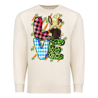 Sandshell Love Easter gnome Easter Day Premium Sweatshirt - CowGirlArtShop