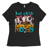 Black just a little moody heifers Ladies Tee - Jasminsmagicworld