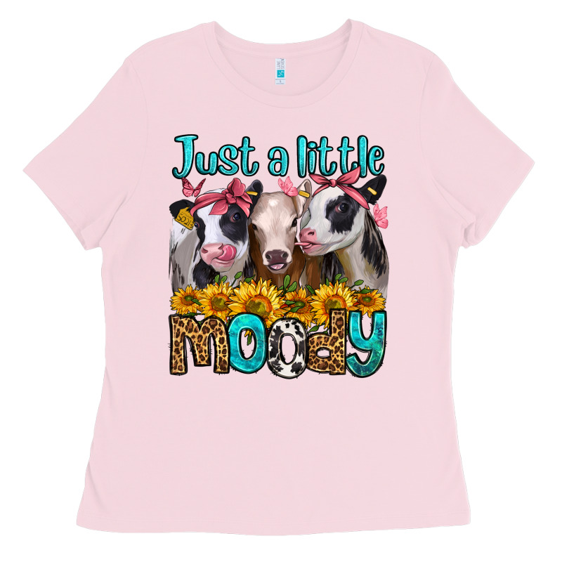Just A Little Moody Heifers Ladies Tee by Jasminsmagicworld | Teevron