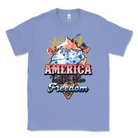 Colony Blue America ice cream Classic Tee - NancyCooperArtShop