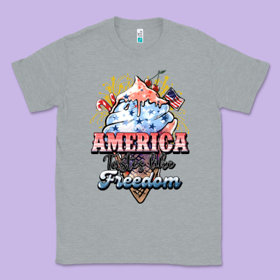 America Ice Cream Classic Tee Designed By Nancycooperartshop