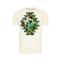 Vintage Arctic aztec  cowhide cactus gemstone Vintage Tee - JahusDesignShop