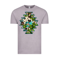 Aztec  Cowhide Cactus Gemstone Vintage Tee | Teevron