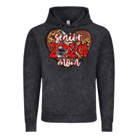 Senior 2024 Mom Football Vintage Hoodie | Teevron