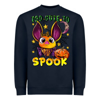 Navy too cute to spook Heavyweight Sweatshirt - LillyAllenDesigns