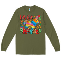 Army Green let's get smashed Long Sleeve Tee - LillyAllenDesigns