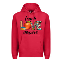 Cardinal teach love inspıre Premium Hoodie - JahusDesignShop