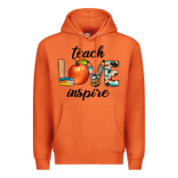 Carrot teach love inspıre Premium Hoodie - JahusDesignShop