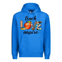 True Royal teach love inspıre Premium Hoodie - JahusDesignShop