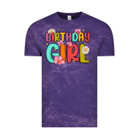 Cloud Purple birthday girl Vintage Tee - MaliasSmallBusiness