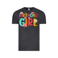 Vintage Black birthday girl Vintage Tee - MaliasSmallBusiness