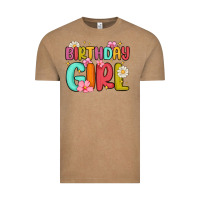 Vintage Coffee birthday girl Vintage Tee - MaliasSmallBusiness