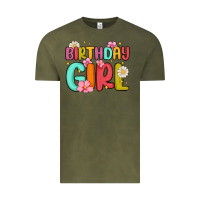 Vintage Olive birthday girl Vintage Tee - MaliasSmallBusiness