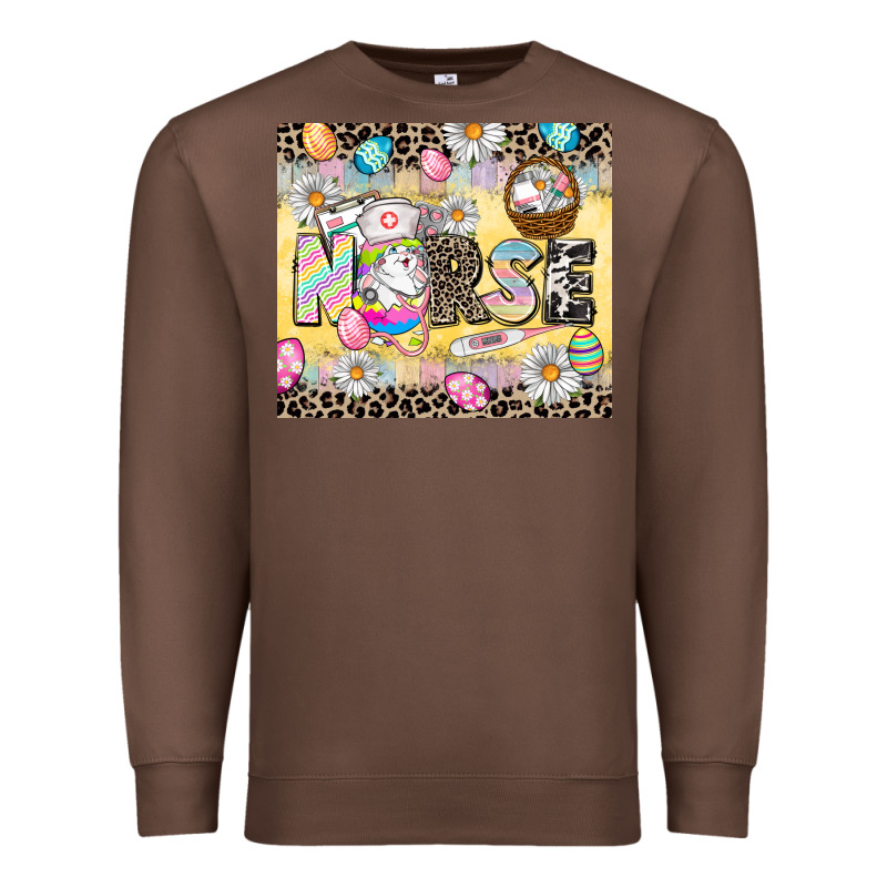 Easter Nurse Easter Day Premium Sweatshirt by CowGirlArtShop | Teevron